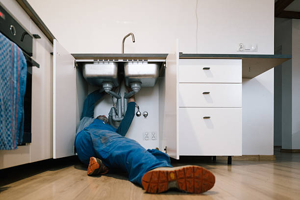 Professional Drain Cleaning technician working in Gandeeville, WV